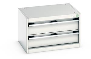 Bott Drawer Cabinets 525 Depth with 650mm wide full extension drawers Under bench 2 Drawer Cabinet 650W x 525D x 400mmH